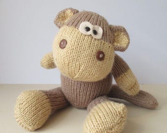 Patrón de tejido para el juguete Max el Mono