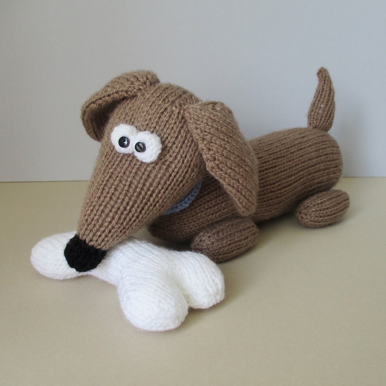 Bangers the Sausage Dog Toy Knitting Patterns Etsy Australia