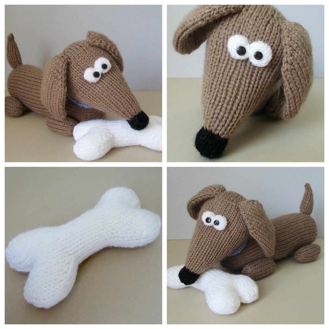 Bangers the Sausage Dog Toy Knitting Patterns Etsy