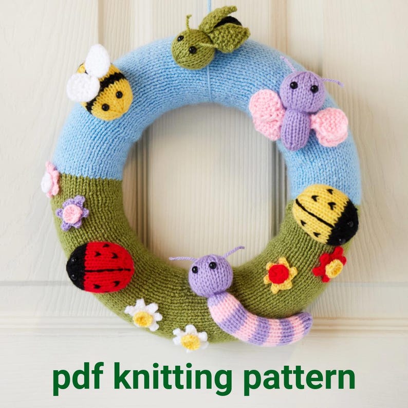 Knitted Insects Patterns Knitting Pattern: