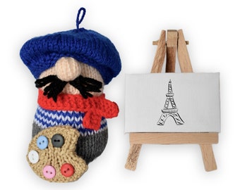 Henri the artist toy doll knitting patterns