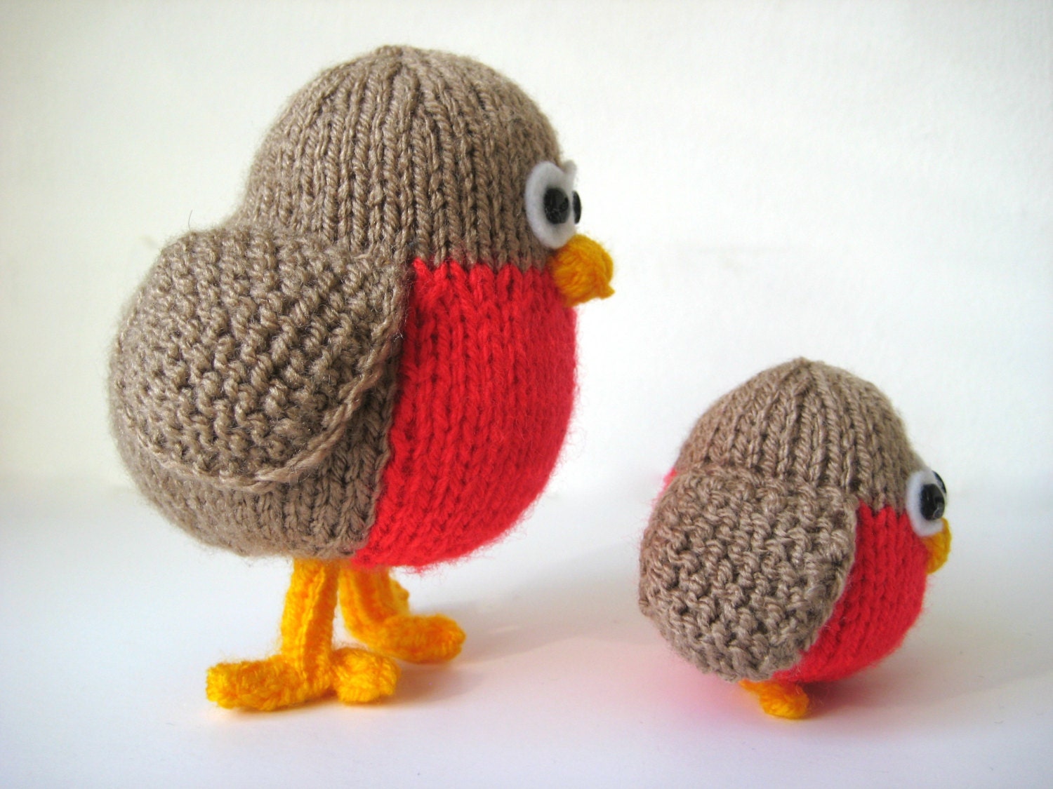 Rocking Robin Pattern Rockin Robins Toy Knitting Patterns | Etsy
