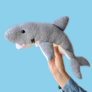 Great White Shark toy knitting patterns