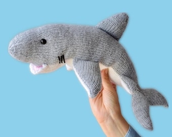 Great White Shark toy knitting patterns