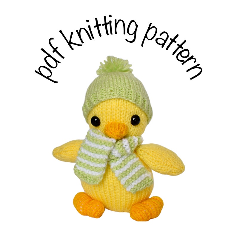 Cuddly Chick toy knitting pattern image 3