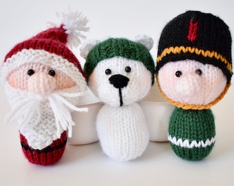 Modèles de tricot pour poupées jouets personnages de Noël