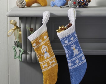 Just for Furries Pet Christmas Stockings and toys Knitting Pattern