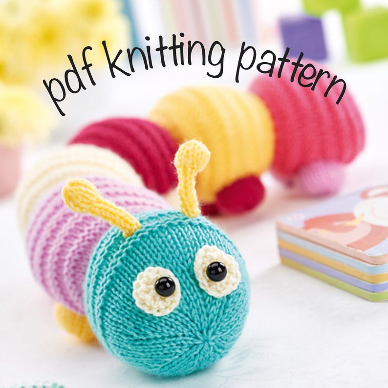 Happy Caterpillar toy knitting pattern image 2