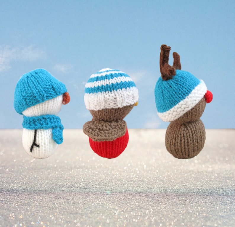 Modèles de tricot de jouets de Noël Dinky image 9