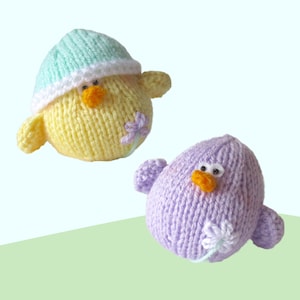 Birdies toy knitting patterns