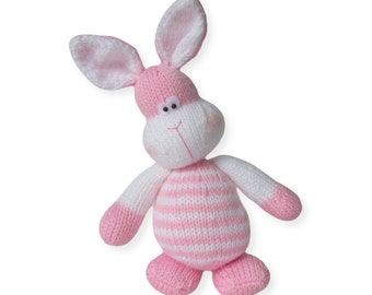 Marshmallow Bunny toy knitting pattern