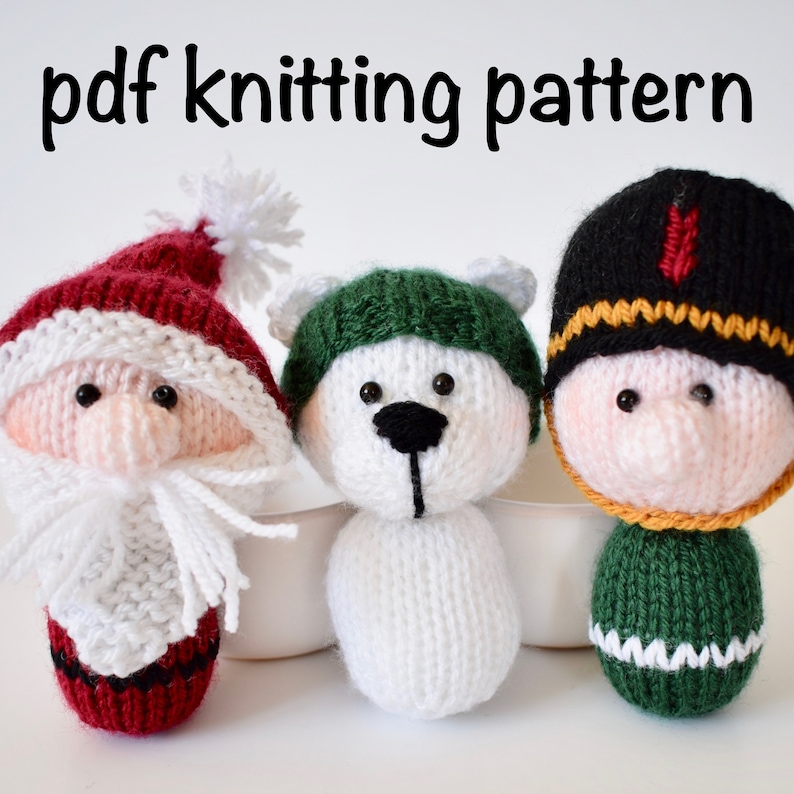 Christmas Characters toy doll knitting patterns image 3