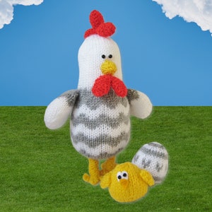 Bertie Rooster toy knitting patterns image 2