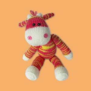 Gerald the Giraffe toy knitting pattern
