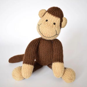 Norwood Monkey and Bananas Toy Knitting Pattern PDF