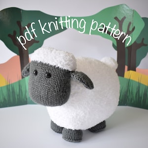 Brenda the Sheep toy knitting patterns image 2