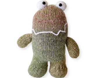 Happy monsters toy knitting pattern