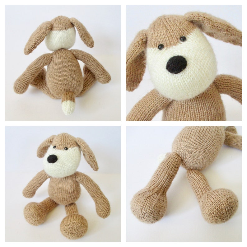 Riley the Puppy toy knitting patterns image 4