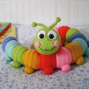 Cuddly Caterpillar Toy Knitting Pattern