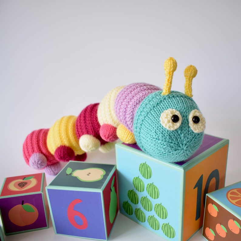 Happy Caterpillar toy knitting pattern image 3