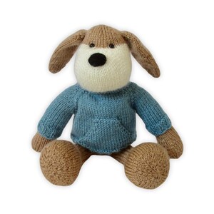 Riley the Puppy toy knitting patterns image 1