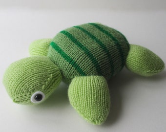 Topsy Turvy Turtle toy knitting pattern