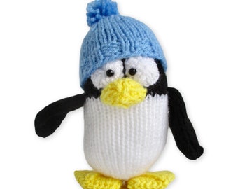 Pablo the Penguin toy knitting pattern