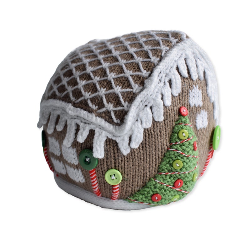 Gingerbread House knitting pattern image 8