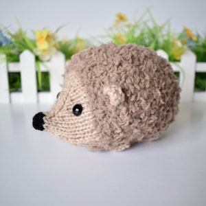 Snuggly Hedgehog toy knitting patterns image 5