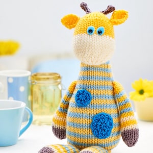 Harry Giraffe toy knitting patterns