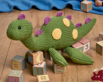Nessie toy knitting pattern