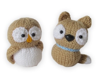 The Owl and the Pussycat toy knitting patterns