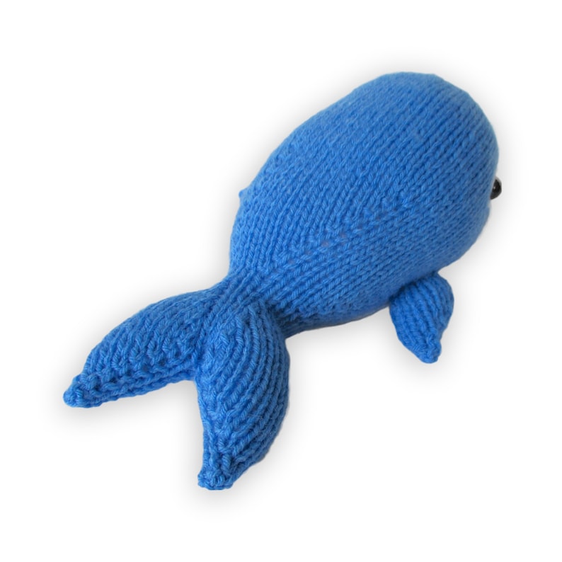 Bob the Blue Whale and Narwhal toy knitting patterns image 3