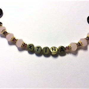 Stethoscope ID .... Jewelry for your medical gear ... Stethoscope jewelry .. Customized with Your Name and your Colors image 1
