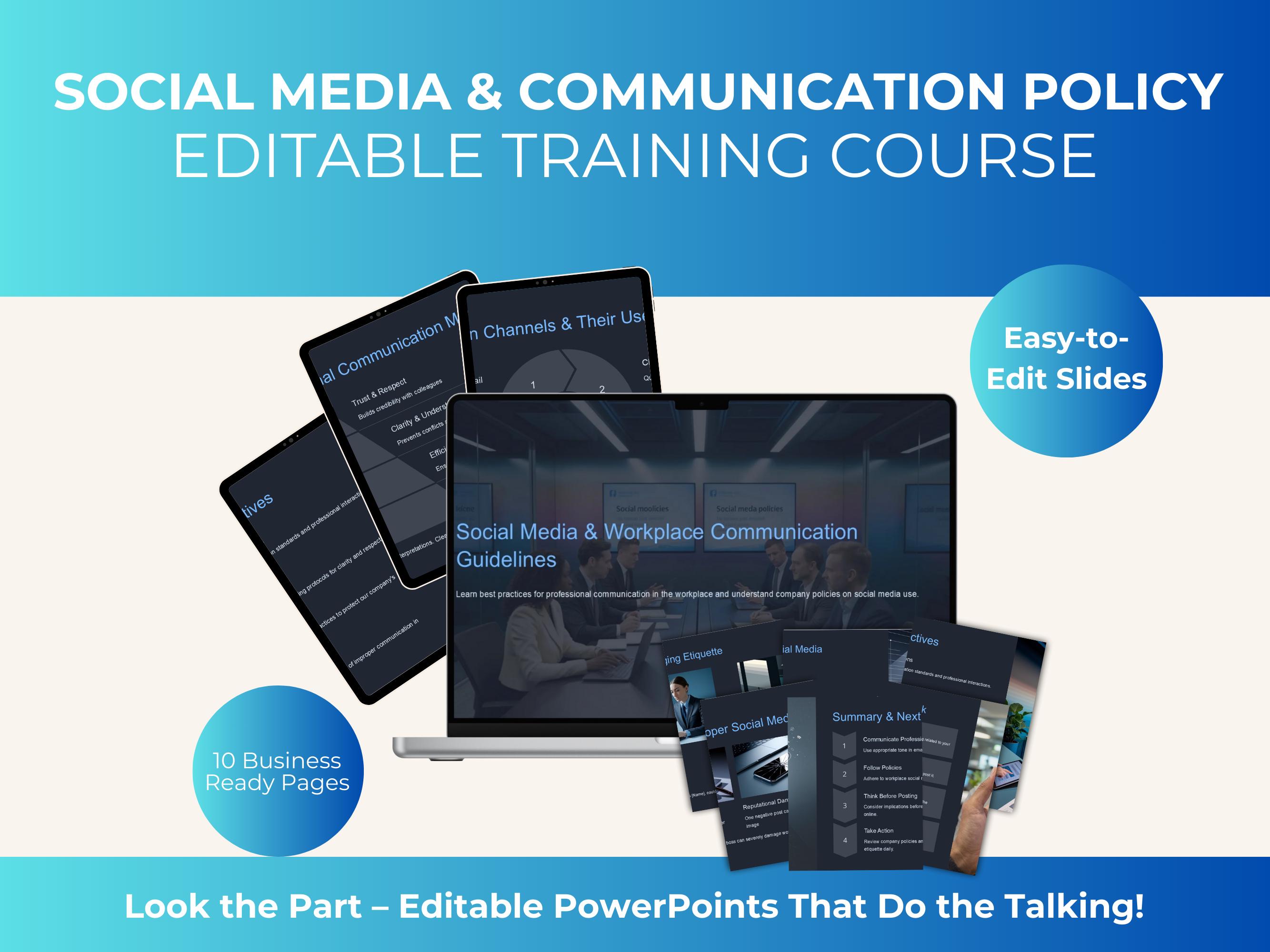 Workplace Communication & Social Media Training Course | Professional ...