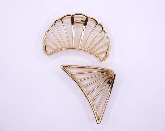 Gold Shell-Shaped Decorative hair clip Shell Hair Clip | Gold – Pigment main image 4