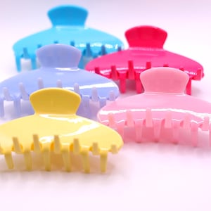 Colourful Claw Clip, Large Claw Clip for Thick Hair, Trending Hair Accessory, Non-Slip Strong Grip Clip, Aesthetic Hair Claw for Women,