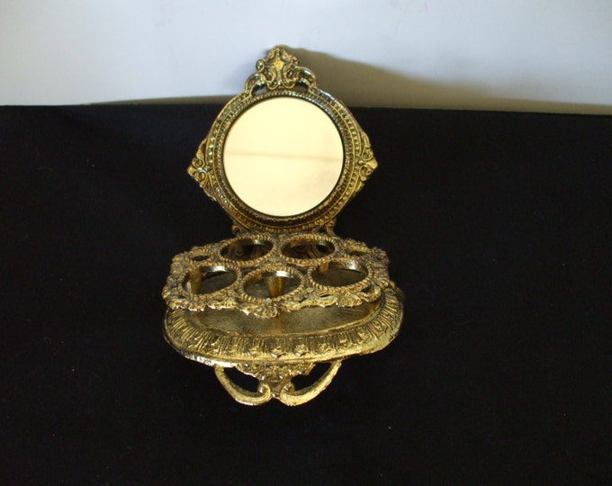 Lipstick , Brushes Holder With Mirror, celeste Vintage, Hollywood