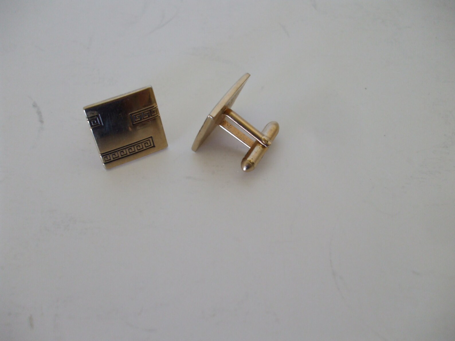 Swank Gold Tone Cufflinks Squares Vintage Gifts for Him Etsy