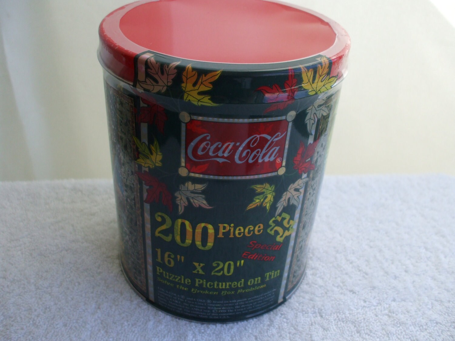 Coca Cola Special Edition Puzzle in Tin Unopened Coke | Etsy