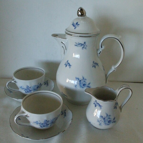 Silver Bavarian Tea Set Etsy