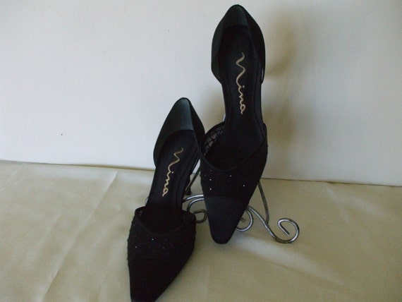 High Heels Women Shoes Black Leather Work Shoes Ladies Office Mid-heel  Formal Professional Pumps Fashion 6cm 8cm