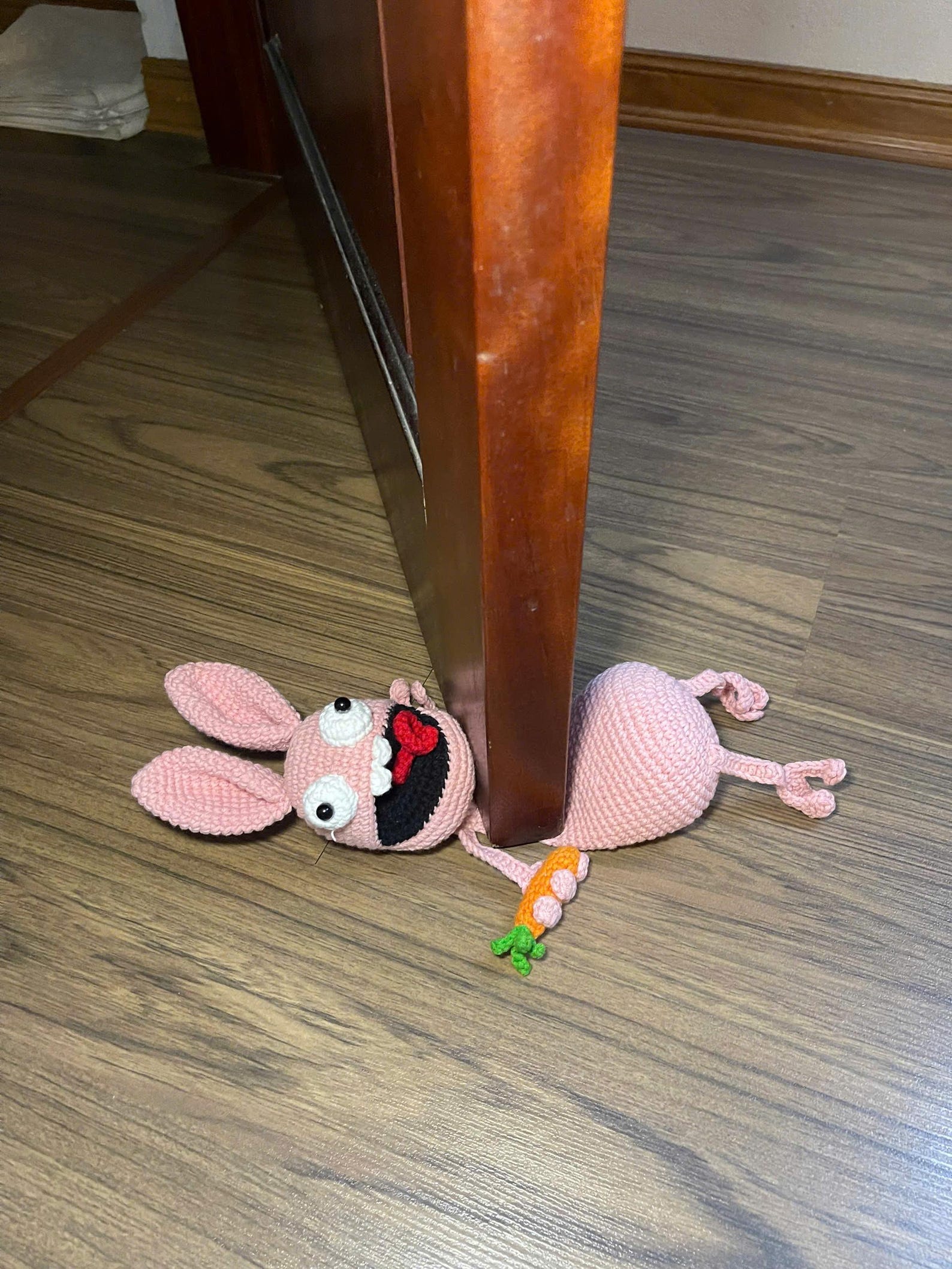 Crochet Bunny Door Stop Pattern: Funny Rabbit Design (PDF Pattern) - Etsy