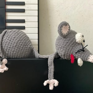 Funny Crochet rat pattern, Rat door stop crochet pattern Pdf, Door Stopper PDF Pattern, Crochet Rat, Crochet DOOR STOP, Easy Crochet Pattern