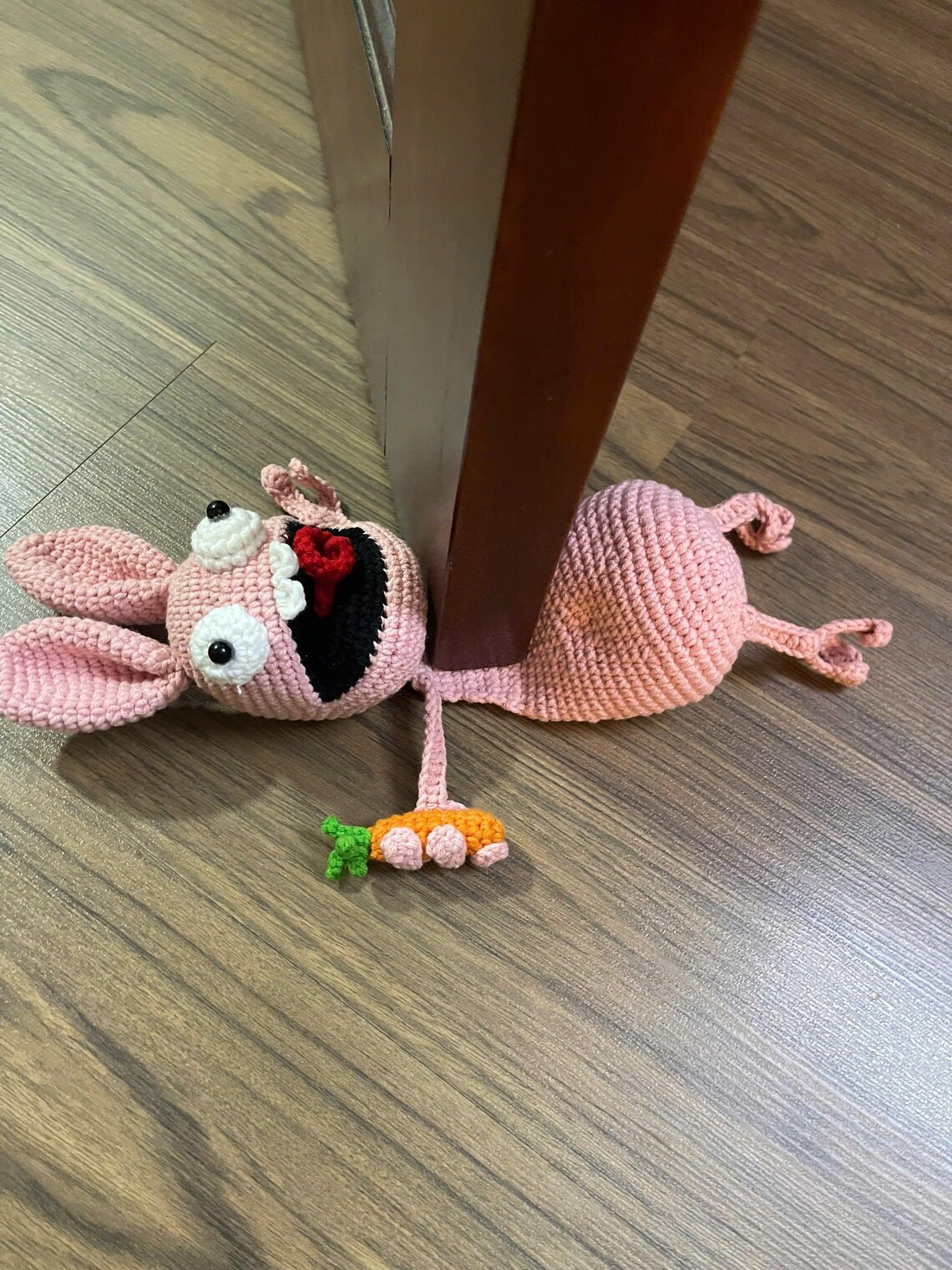 Crochet Bunny Door Stop Pattern: Funny Rabbit Design (PDF Pattern) - Etsy