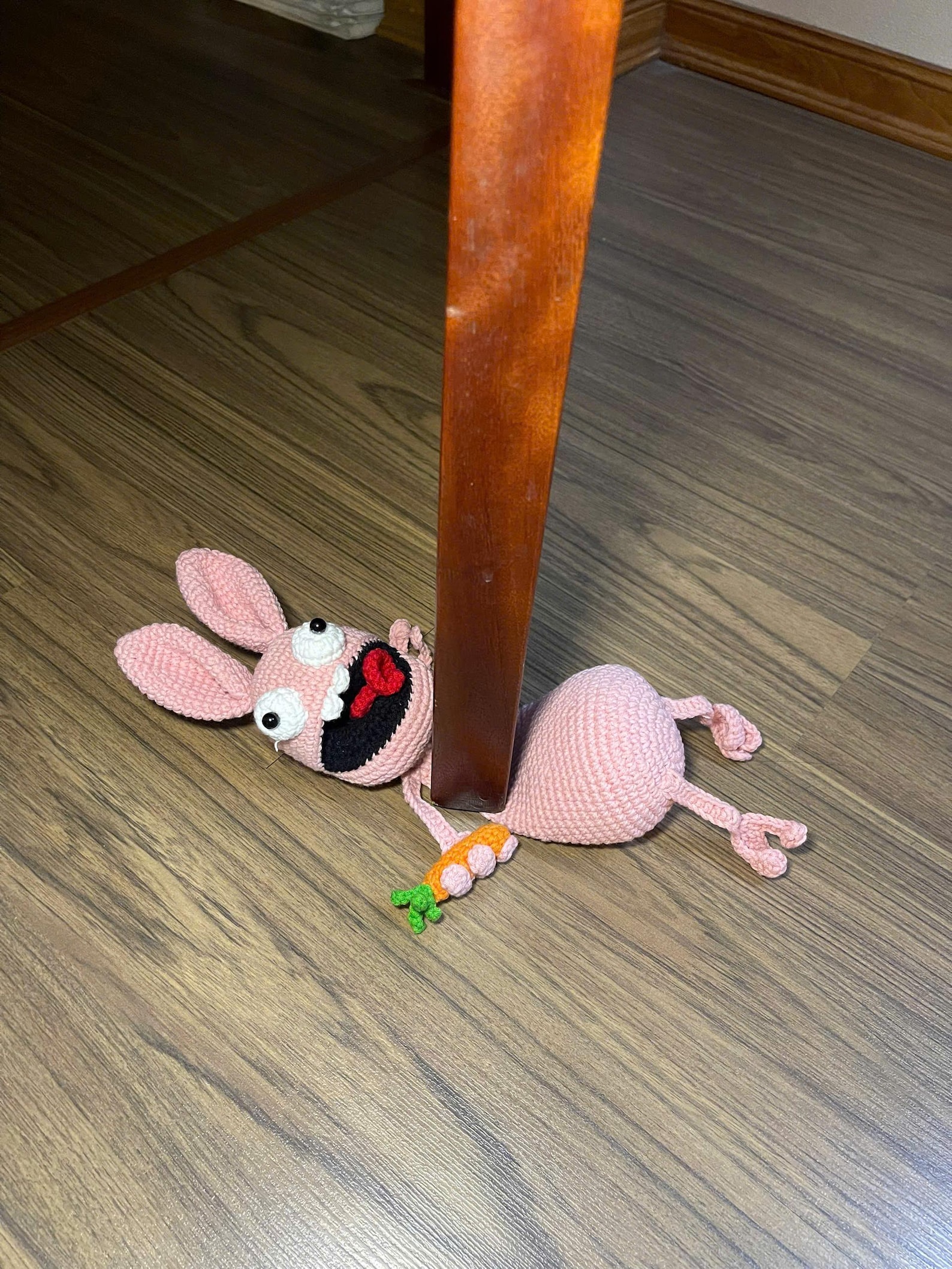 Crochet Bunny Door Stop Pattern: Funny Rabbit Design (PDF Pattern) - Etsy
