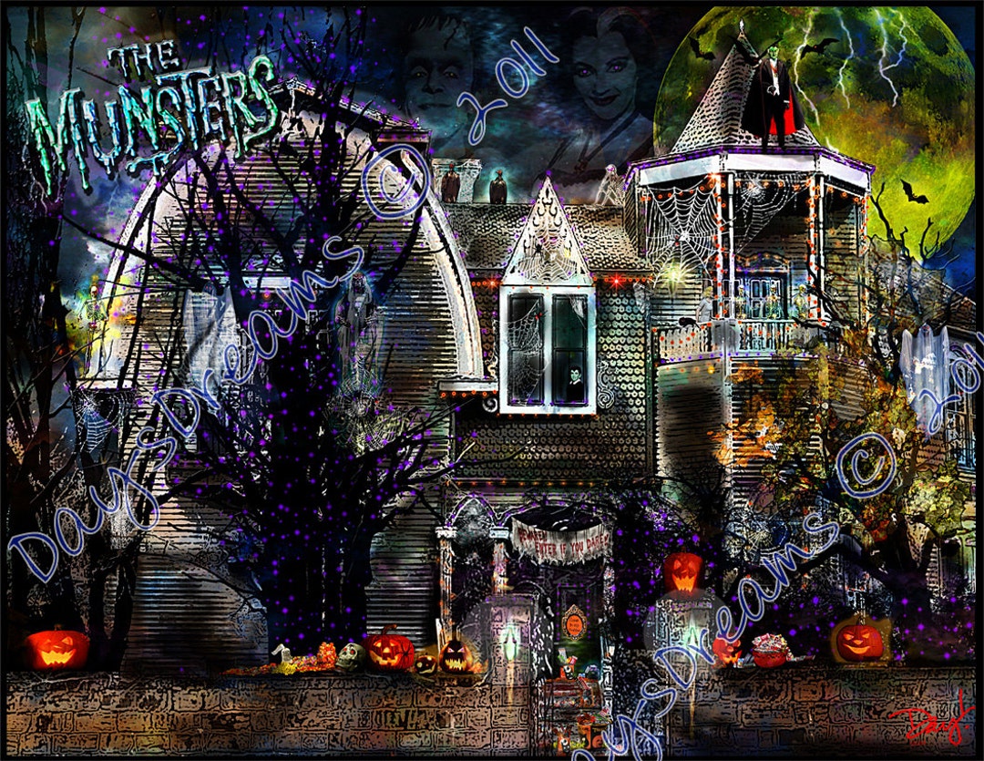Halloween 1313 Mockingbird Lane Munster House, Lily , Herman or