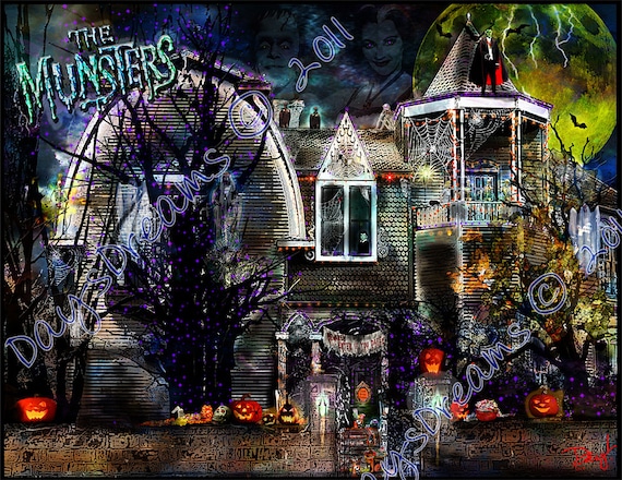 Halloween 1313 Mockingbird Lane Munster House, Lily , Herman or