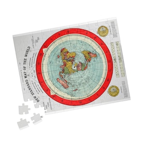 Puzzel, platte aardekaart legpuzzel, 252-delig educatief spel, wereldkaart hersenkraker, cadeau aardrijkskundepuzzel, kantoorinrichting aan huis