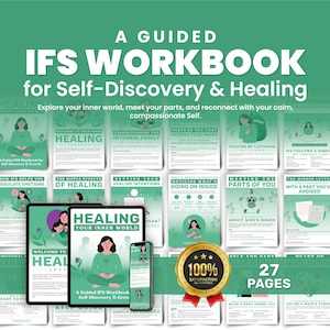 Cuaderno de Sanación IFS: Diario de Terapia de Sistemas Familiares Internos (Descarga PDF A4/A5/Carta EE. UU.)